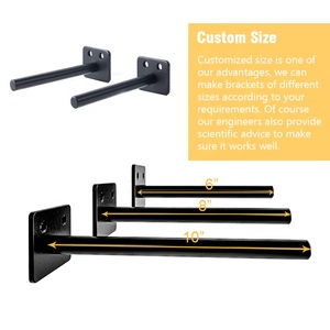 JH-Mech מדף סוגריים מתקפל שולחן וספסל משולש מתכוונן נירוסטה L זווית קיר הרכבה מתכת מדף סוגר - Product Image 3