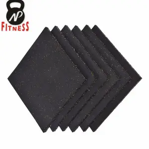 Hight Kwaliteit Rubber Gym Vloertegel Waterdicht Anti-slip Rubber Mat