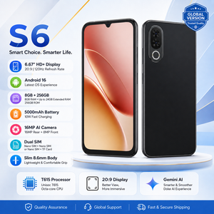 Smartphone Fossibot <span class=keywords><strong>S6</strong></span> Dual Sim Android 16, 8GB+256GB, 120Hz, 6.9 Pollici, Riconoscimento Facciale, Octa Core, Telefoni Cellulari Sbloccati - Product Image 1
