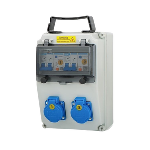 Prise 2x16A avec double disjoncteur différentiel 2P, personnalisation possible. Contactez le service client pour une devis - Product Image 3