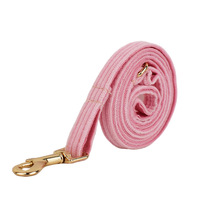 Collier rose en polyester pour chat de dessin animé avec nœud papillon et clochette, laisse mignonne pour chaton - Vente en gros transfrontalière