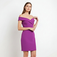 Robe courte sur mesure à épaules dénudées pour femmes, robes de soirée cocktail pour femmes
