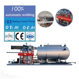 Máquina de caldera industrial de agua caliente WNS 0,7 MW, caldera de vapor industrial a pequeña escala, caldera de gas para calefacción