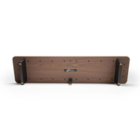 Bois Bambou Double Ordinateur Moniteur Riser Écran De Bureau Ordinateur Portable Moniteur Support Étagère De Bureau Moniteur Stand