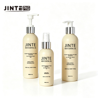 Vente en gros de flacons ronds en PET HDPE personnalisés de 100 ml, 250 ml, 300 ml pour cosmétiques, shampooing, lotion, avec pompe à lotion pour soins de la peau