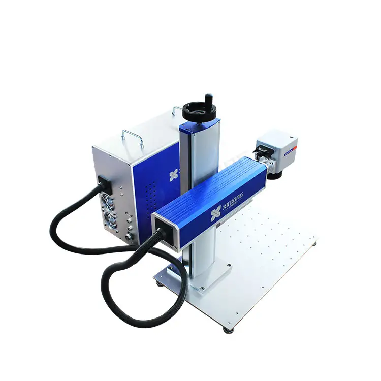 Xinxing 20W 30W 50W Loại Tủ Raycus Mini 3d Fiber Laser Máy Khắc Kim Loại Và Máy Khắc Laser Sợi Cho Kim Loại