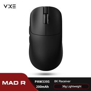 VXE MAD R Modo doble 8K Ligero PAW3395 Juego de computadora con cable 2,4G Ratón inalámbrico - Product Image 6