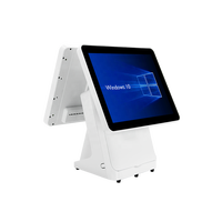 Système de point de vente à double écran tactile de 15.6 pouces Ordinateur de point de vente Windows pour terminal de caisse enregistreuse