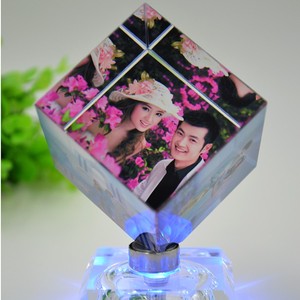 <span class=keywords><strong>Cubo</strong></span> de <span class=keywords><strong>Rubik</strong></span> de Cristal de Primera Calidad con Diseño de <span class=keywords><strong>Cubo</strong></span>, Tallado con Láser, para Recuerdo y Decoración del Hogar - Product Image 6