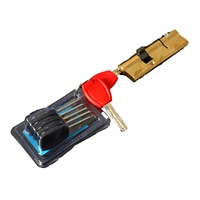 Cylindre de Serrure de Porte Anti-Effraction Tout-Cuivre Super Grade C, Vente en Gros Directe Usine pour Sécurité de Porte