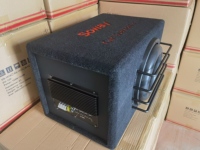 DA-500 prix de gros 10 "1200 Watt chargé Porté Subwoofer Audio voiture chargée boîtiers