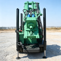 MKDQZ-160 Foreuse pneumatique DTH pour puits d'eau, alimentée au diesel, avec système de levage hydraulique, mobilité sur chenilles, profondeur max. 200 m