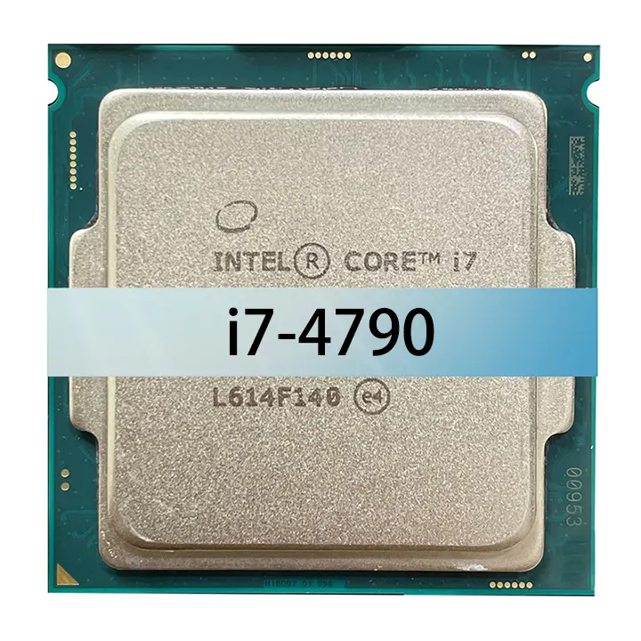 Kullanılan i7-4790 orijinal Intel Core i7 4790 işlemci i7-4790 3.6 GHz dört çekirdekli işlemci 8M 84W LGA 1150 desteği H81 anakart