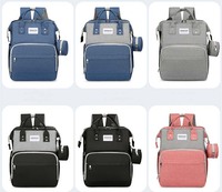 Sac à Langer Maman Personnalisé OEM ODM en Gros Usine avec Lit Pliant, Sac à Dos Bébé avec Table à Langer, Sac de Soin Mère Bébé