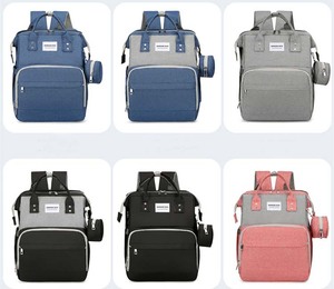 Borsa Fasciatoio Multifunzione con Culla Portatile, <span class=keywords><strong>Zaino</strong></span> per Neonati, Borsa per la Cura di Mamma e Bambino, Produzione OEM ODM all'Ingrosso - Product Image 3