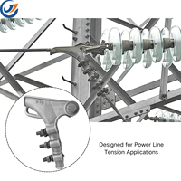 Collier de serrage multi-boulons à tension boulonnée pour conducteurs de lignes électriques aériennes ACSR AAC