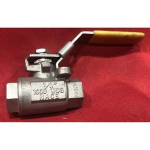 Vanne <span class=keywords><strong>JOMAR</strong></span> 100-961 T-SS-1001N 1/4 à passage plein 1000 WOG - Product Image 1