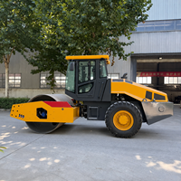 Compacteur à rouleaux diesel monocylindre YSW214H de 14 tonnes pour la compactation du sol, du gravier et des talus