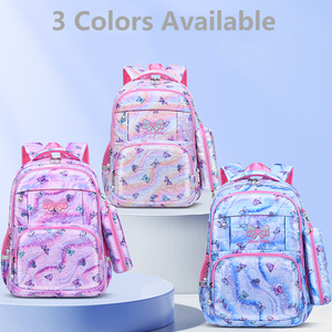 2024 nouvelle arrivée mode enfants sac à dos pour les filles étanche à l'<span class=keywords><strong>eau</strong></span> imprimé floral couleur arc-en-ciel pour les adolescentes retour à l'école étudiant - Product Image 6