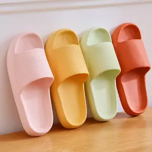 HF Women Slippers Step On Excrement Feeling Summer Indoor Home Bathroom Side Slippers