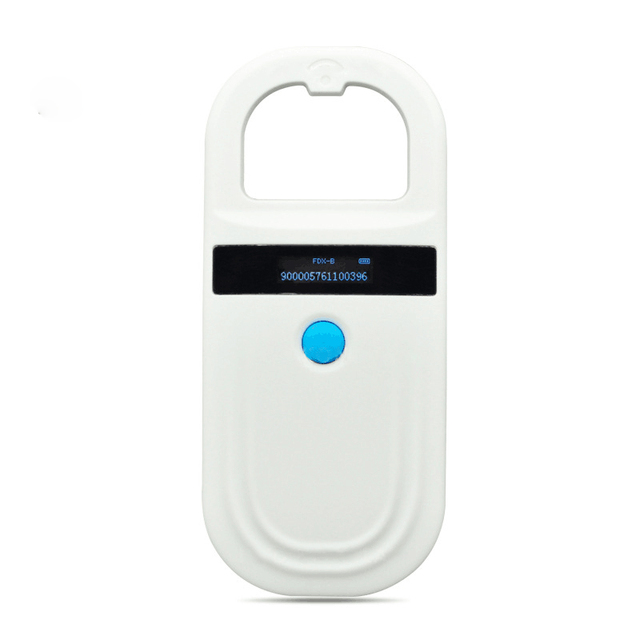 FDX-B ISO11784/85 134.2KHz Animal Dog Cat Pet Microchip RFID Tag Scanner Handheld Reader