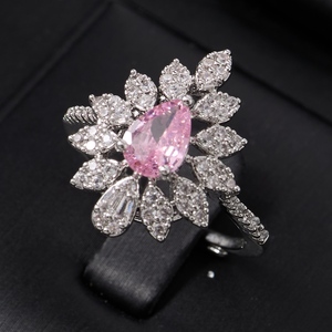 024401 Tassel Pérola Conjuntos de Jóias para Mulheres Rosa Cubic Zircon <span class=keywords><strong>Set</strong></span> Completa Jóias Mulher Arábia Saudita Wedding Party Acessório - Product Image 5