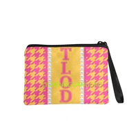 Porte-monnaie de sororité TLOD TOP LADIES of DISTINCTION, réutilisable, design personnalisé, de haute qualité, pratique à transporter, sac à main