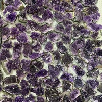 Cristal d'améthyste brut non poli, forme libre, violet profond naturel, spécimen minéral de quartz pour la lithothérapie, vente en gros