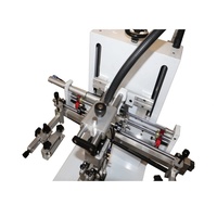Machine d'impression sérigraphique semi-automatique de bureau très vendue, utilisée pour l'impression d'étiquettes et de cartes, imprimante sérigraphique pour objets ronds