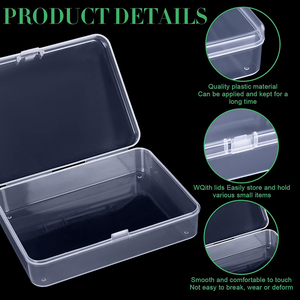 Xách tay mini rõ ràng PP nhựa hộp lưu trữ đa mục đích trong suốt nhỏ trường hợp quà tặng cho các sản phẩm gia dụng đóng gói di động - Product Image 3