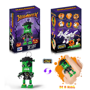 Ladrillos de Construcción DIY Promocionales, Se Pueden Usar como Anillos, Pequeños Juguetes de Regalo para Halloween - Product Image 6