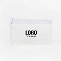 Custom Logo Transparent Clear Zipper Pouch