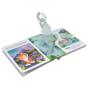 Histoires Pop-Up Dino World, livre d'images éducatif en carton 3D pour enfants, matériel de lecture parent-enfant, modèle 9781836503118 - Product Image 3