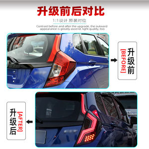 ไฟท้าย LED แบบดัดแปลงสำหรับ Honda Fit <span class=keywords><strong>Jazz</strong></span> ปี 2014 ถึง <span class=keywords><strong>2020</strong></span> 2015 2017 จำนวน 1 คู่ - Product Image 3
