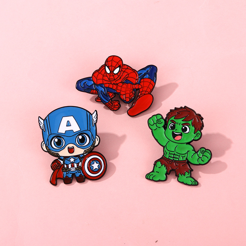 Marvel Мстители серии супергероев металлические значки рекламные магниты на холодильник