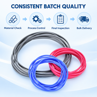 Cordon d'étanchéité en silicone personnalisé OEM, bande de caoutchouc ronde flexible pour joints d'équipements industriels et fourniture sous marque privée