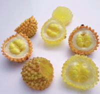 Matériaux pour la création de crèmes de fruits tridimensionnelles, crèmes de durian, fleurs pour épingles à cheveux et chaussures, pendentifs en résine pour diffusion en direct et objets de présentation