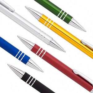 Customizable Luxury Slim Signature Metal Ballpoint <b>Pen</b> Single Head Rubber Universal for Stylus for Business Signatures <b>Pen</b> - Product Image 5