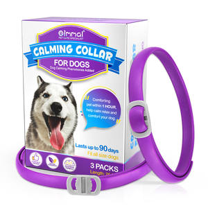 3 팩 페로몬 안티 루스 개 분리 불안 완화 Beruhigungskragen 콜리어 개를위한 차분한 칼라 진정 고리 - Product Image 5