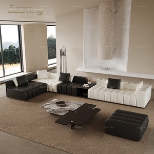Sofás <span class=keywords><strong>Cama</strong></span> en Forma de <span class=keywords><strong>L</strong></span> de Diseño Italiano, Conjuntos de Sofás para Sala de Estar - Product Image 2