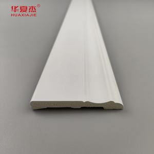 Toptan 76x9mm Pvc süpürgelik su geçirmez süpürgelik beyaz vinil koloni muhafaza - Product Image 1