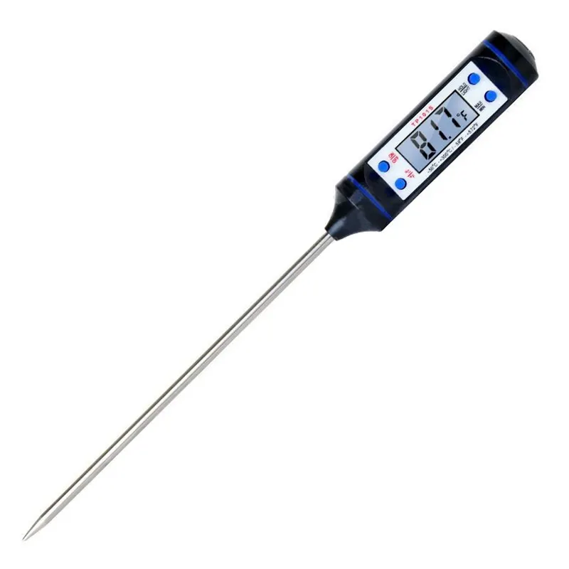 TP101S Digitales Lebensmittel thermometer mit Hintergrund beleuchtung Küchen sonde Edelstahl-Geschwindigkeit slese thermometer