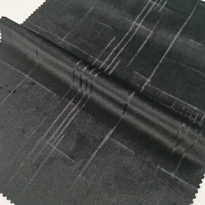 Factory Direct Sale High Quality Holland Velvet Polyester Foil Fabric For Casual Suits And Jackets