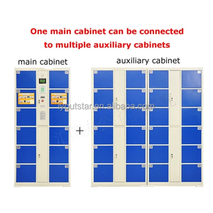 Bưu kiện lưu trữ <span class=keywords><strong>Locker</strong></span> điện tử thép 12 Cửa kỹ thuật số <span class=keywords><strong>Locker</strong></span> ngoài trời gói <span class=keywords><strong>Locker</strong></span> tủ - Product Image 6