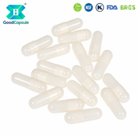 Coques de capsules dures à base de plantes HPMC, végétaliennes, végétariennes, certifiées Halal et Casher, sans ETO, sans chloroéthanol, d'origine non animale