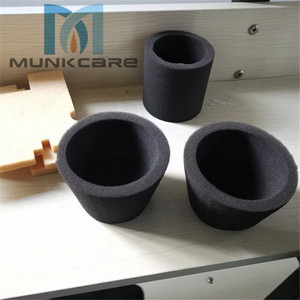 Forro de embalaje de esponja Munkcare, color negro, 20 mm de grosor, para protección de cristalería, especificaciones personalizables - Product Image 3