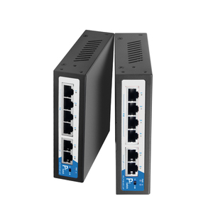 Switch Empresarial POE No Administrado, 4 + 2 Puertos, 6 Puertos 2X100M, Ancho de Banda Completo de 1.2G, Entrada de Alimentación DC48V-57V, 8 Puertos - Product Image 1