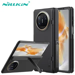 For Huawei Mate X5 / Mate X3 Case NILLKIN Super Frosted Shield Fold PC+TPU Folding Back Cover With Hidden Phone Holder