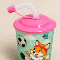 Lot de gobelets en plastique réutilisables, sans BPA, de qualité supérieure, sûrs pour les aliments, écologiques, pour enfants, avec couvercle et paille, idéal pour la rentrée scolaire - Vente chaude OEM