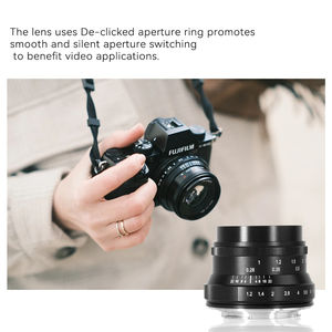7artisans 35mm F1.2 Mark <span class=keywords><strong>II</strong></span> APS-C objectif principal à grande ouverture pour Micro 4/3 Sony E ZVE10 Fuji FX Canon EF-M M5 M6 M50 <span class=keywords><strong>Nikon</strong></span> <span class=keywords><strong>Z</strong></span> Z5 - Product Image 3